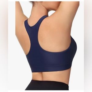 NWT Mivei Women Racerback Swim Bra Modest Sports Bra xs (J6)